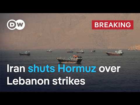 Iran Closes Strait of Hormuz Over Israeli Attacks