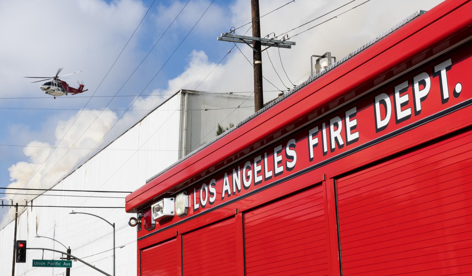 L.A. Emergency: Boyle Heights Fire Emits Toxic Smoke