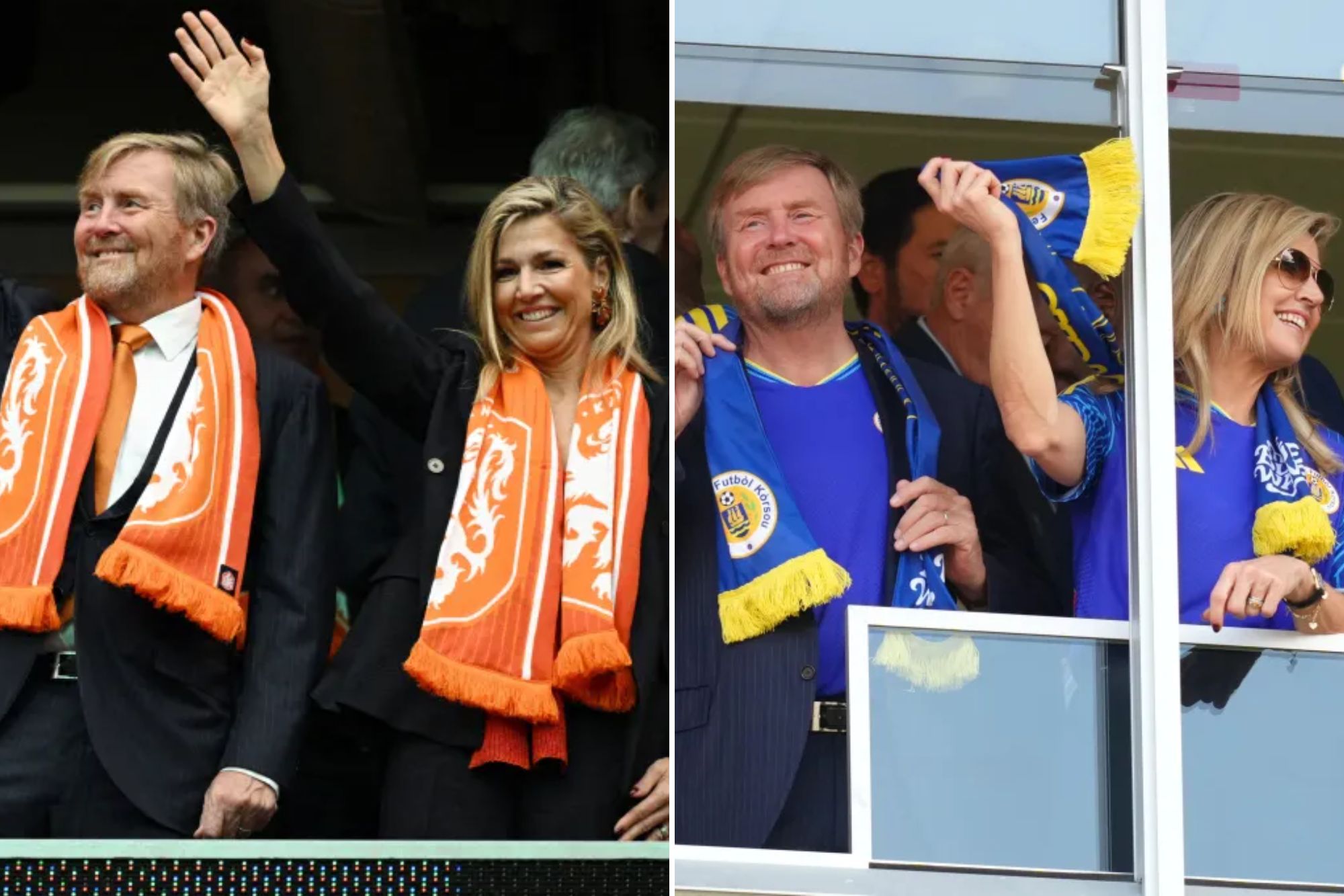Dutch Royals Cheer for Netherlands in World Cup