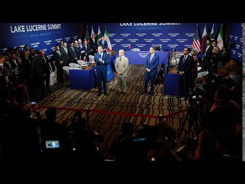 Iran Shuns US Photo at Lake Lucerne Summit