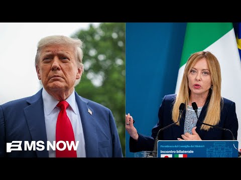 Trump Brushes Up Against Italian PM Amid Iran Talks