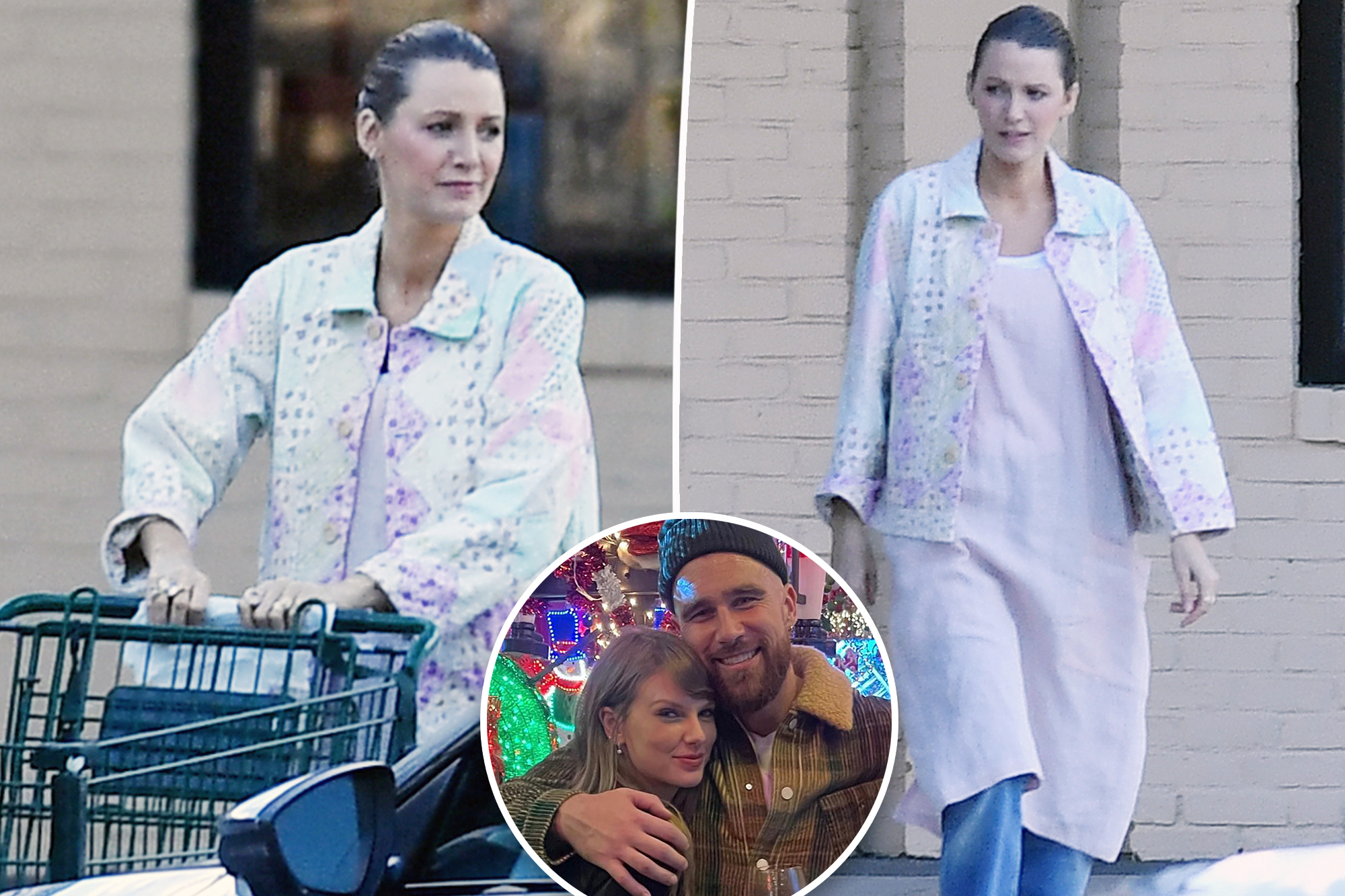 Blake Lively Grocery Shopping as Taylor Swift Celebrates