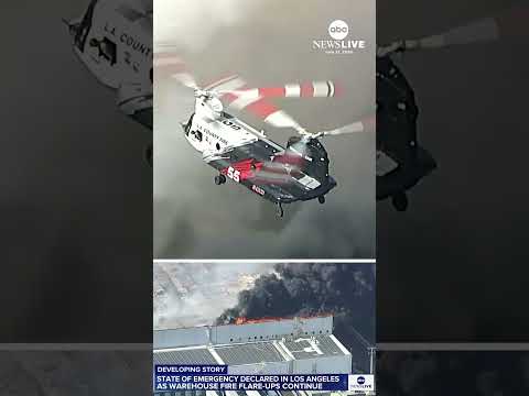 State of Emergency in LA as Warehouse Fire Rages