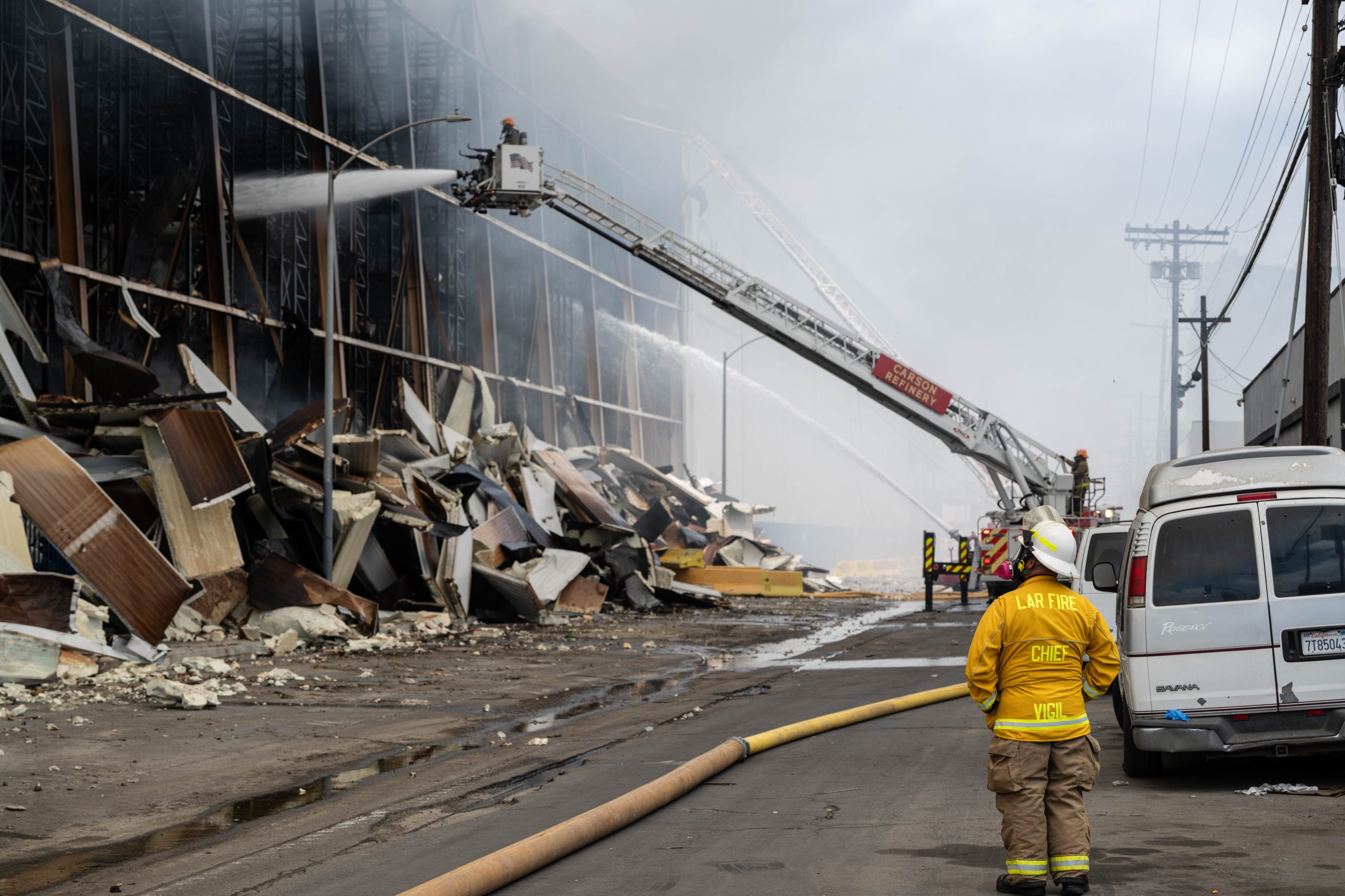 LA Warehouse Fire Risk of Biohazard Fallout