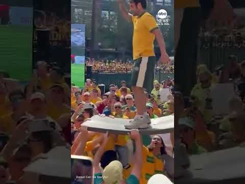 Aussie Fans Surf Outside Seattle World Cup Stadium