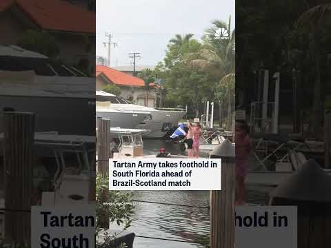 Tartan Army Lands in South Florida for World Cup