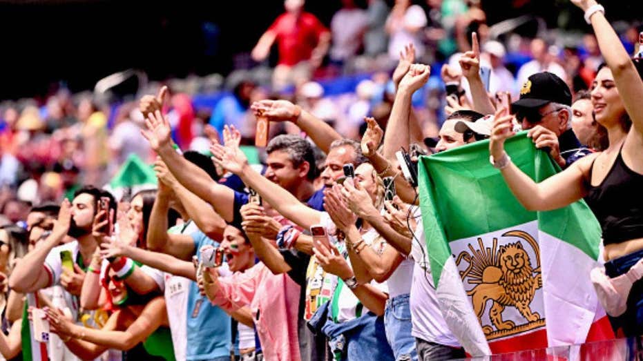 Iranian Fans Bring Banned Flags to World Cup at SoFi