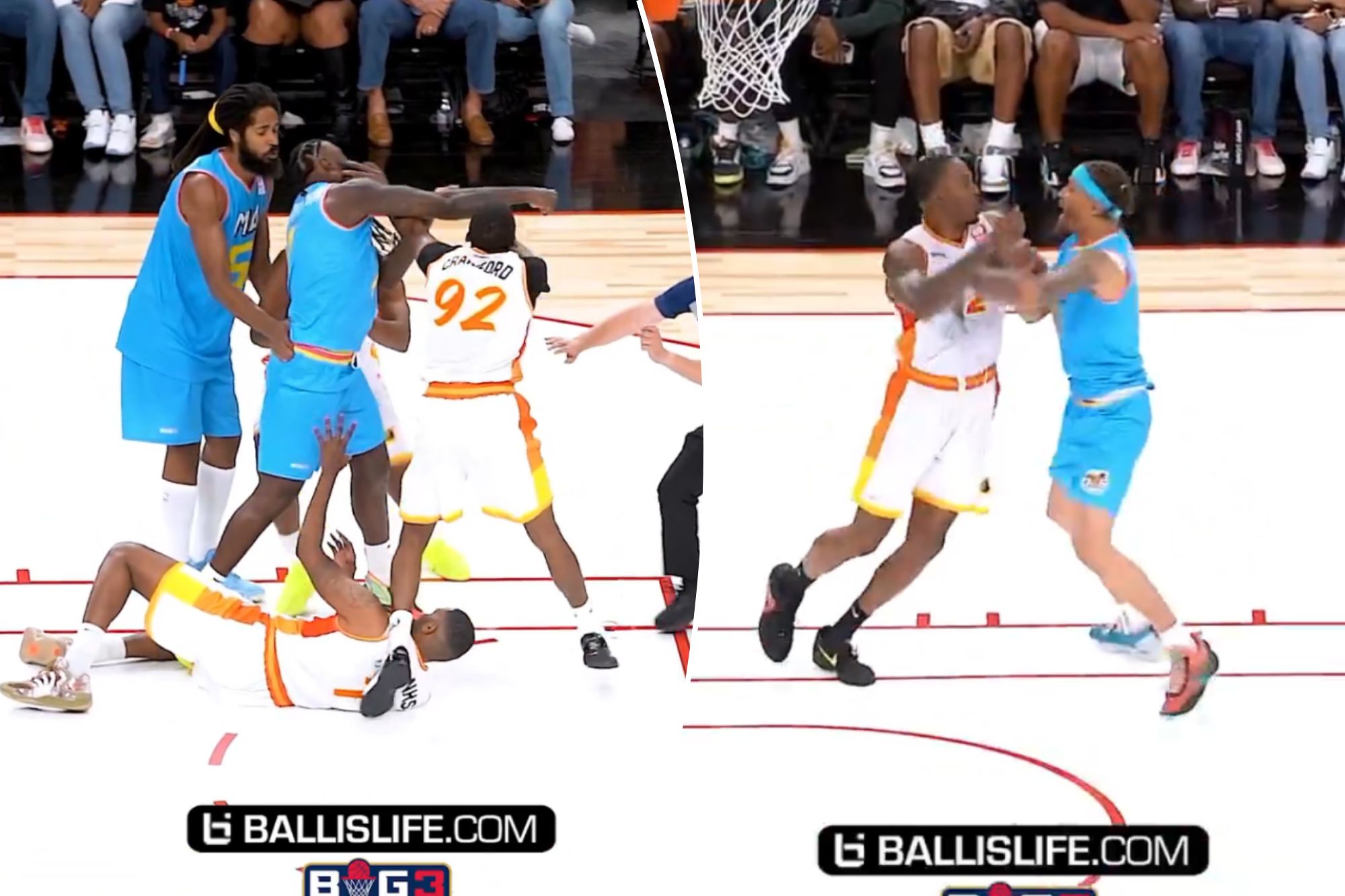 NBA Stars Suspended in BIG3 Opener Altercations