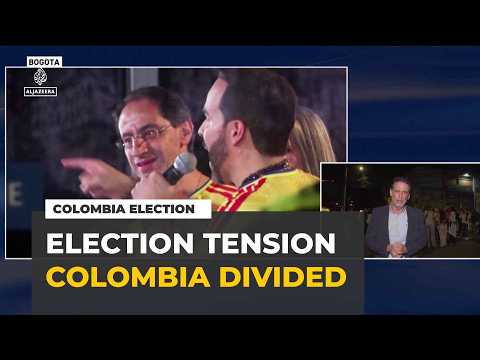 Colombia Election Dispute: Left-Wing Rally in Bogotá