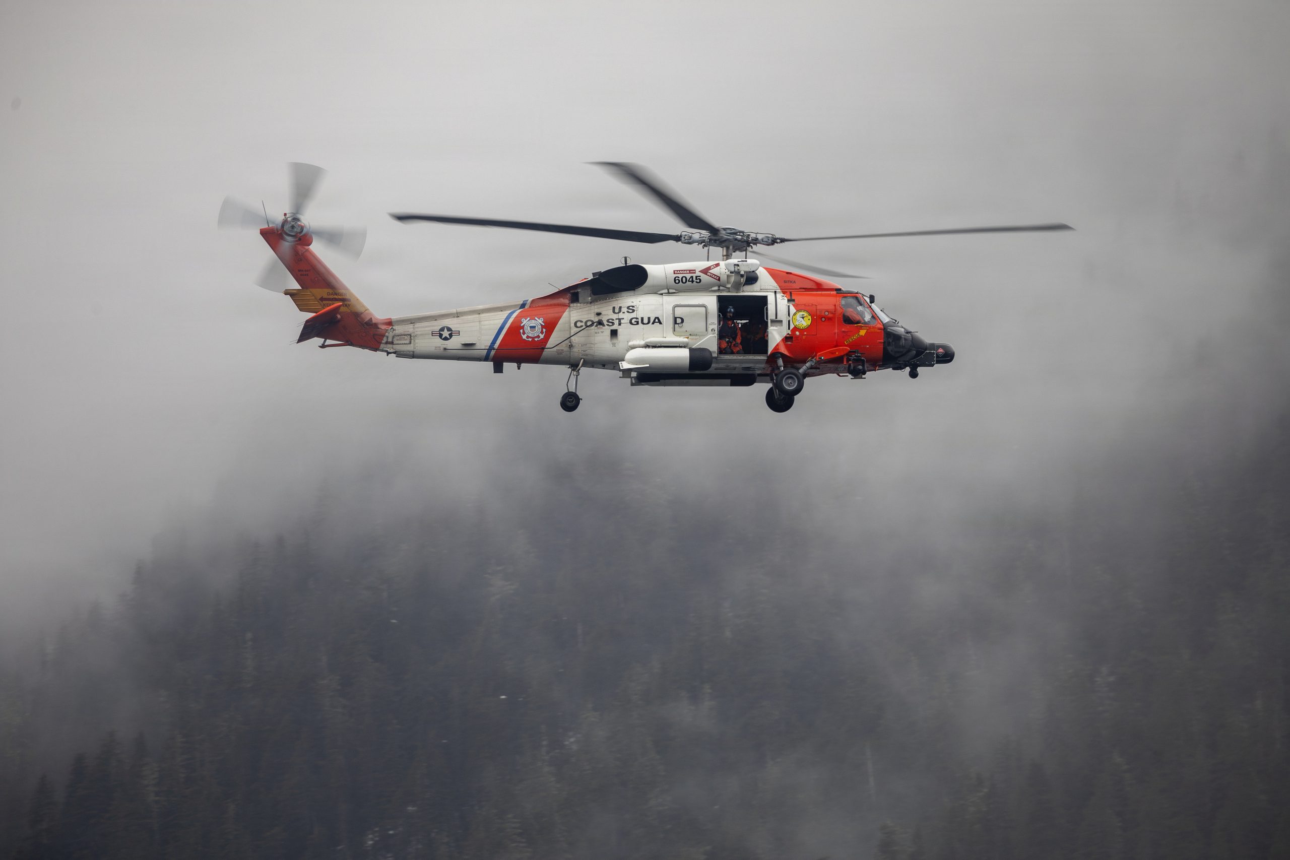 Coast Guard Helicopter Crash in Alaska: Four Missing