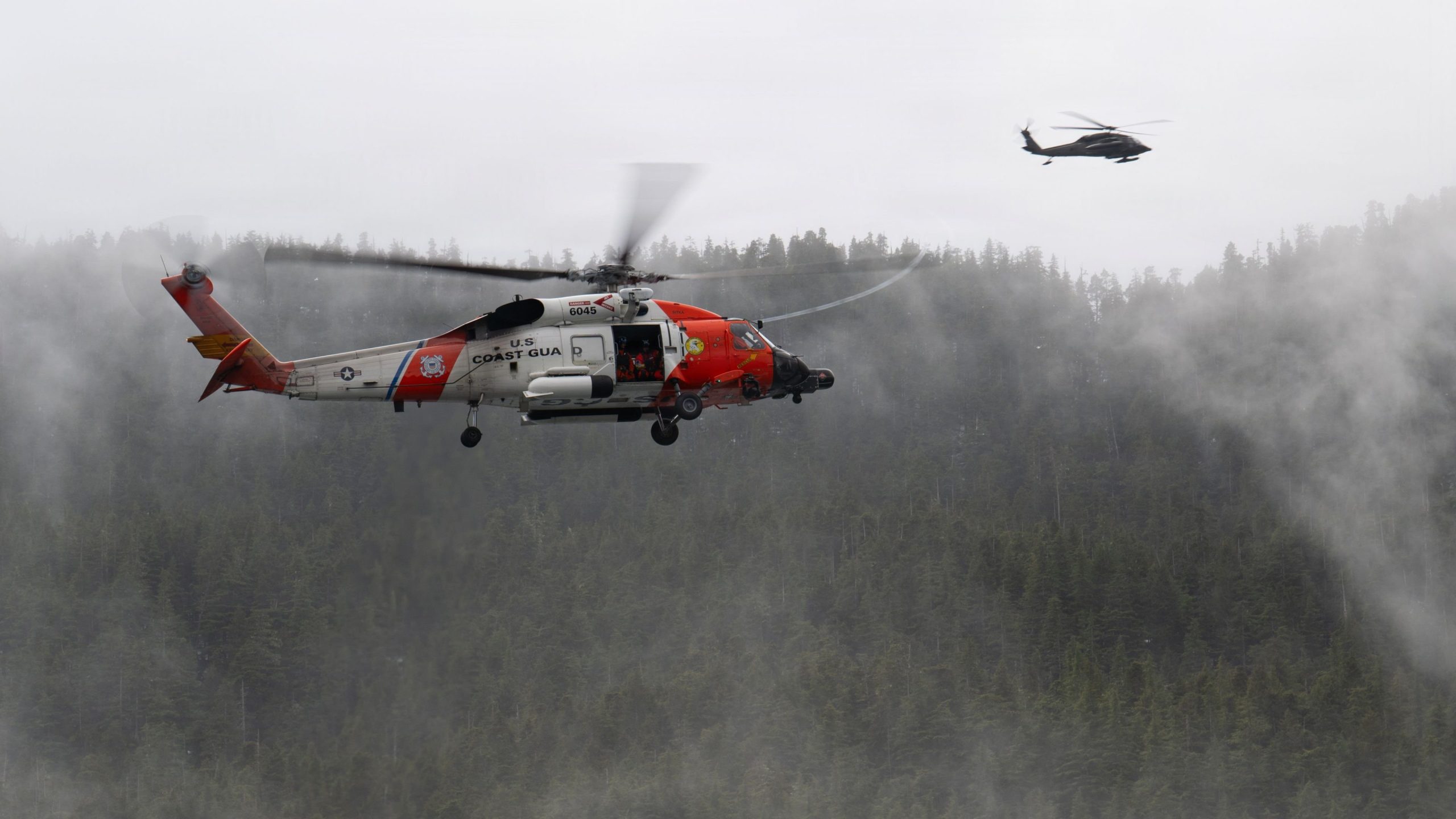 Coast Guard Helicopter Crash in Southern Alaska