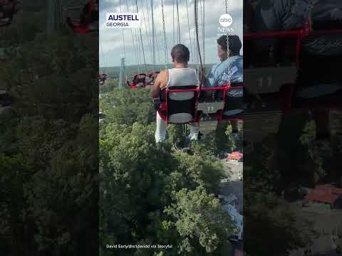 260-Foot Ride Stuck Midair at Six Flags Georgia