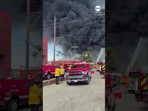 LA Warehouse Fire: Weeklong Battle Continues