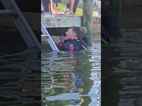 Firefighters Rescue Dog, Encounter Coyote in Florida Canal