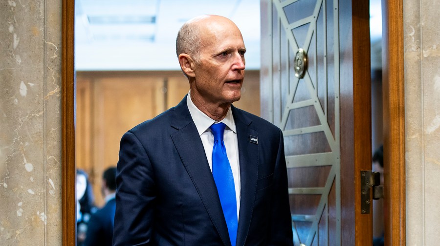 Sen. Scott Discusses Election Security with Trump