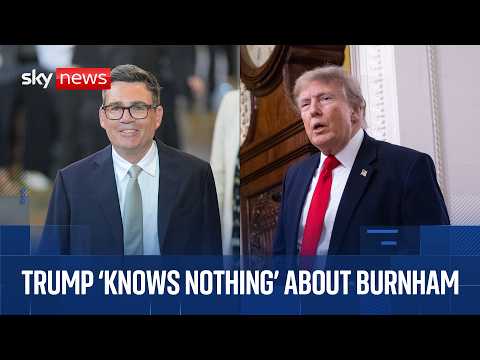 Trump Discusses Burnham with NATO Chief Mark Rutte