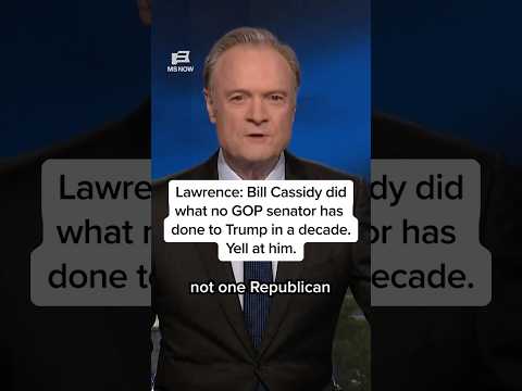 GOP Senator Cassidy Confronts Trump: A Decade First