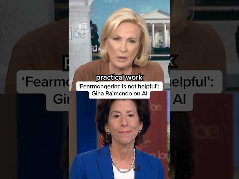 Gina Raimondo Discusses AI: Avoiding Fearmongering