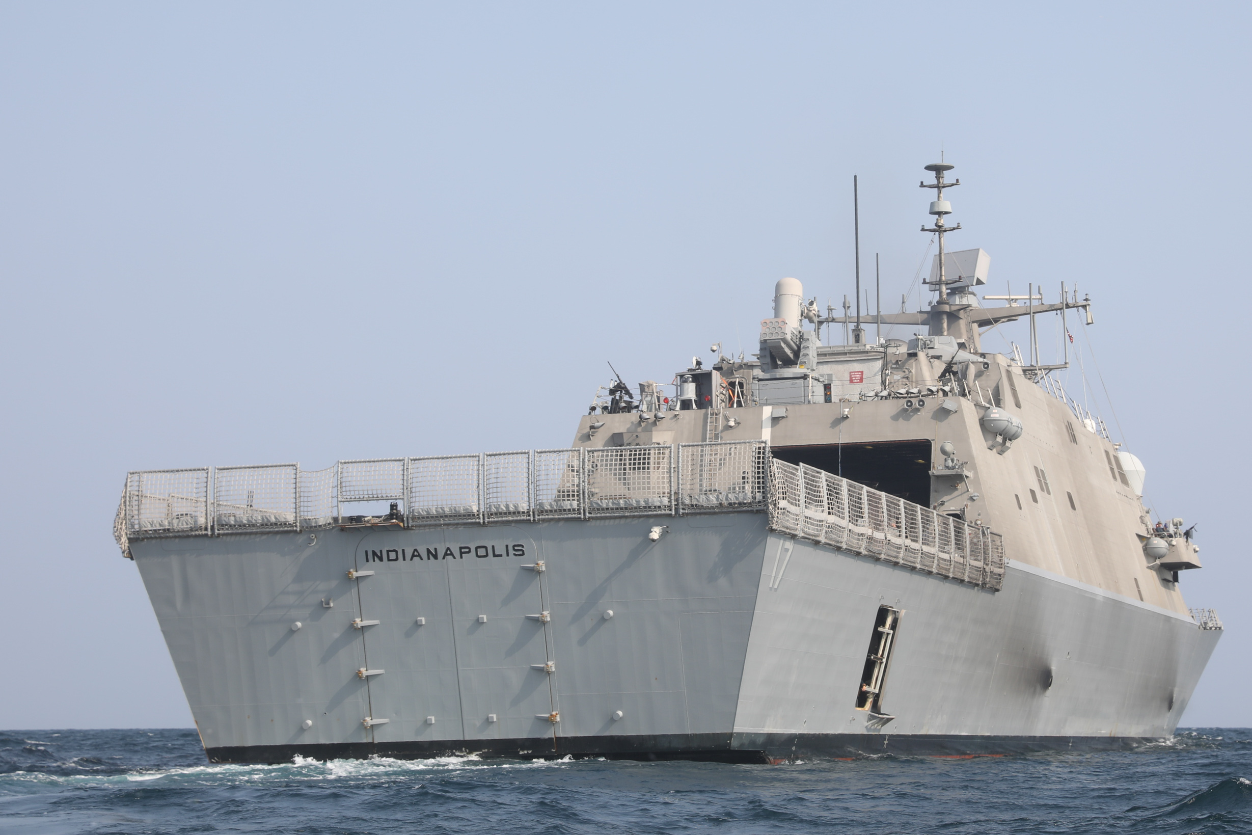 Fire Aboard USS Indianapolis Injures Seven Sailors