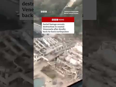 Venezuela Earthquakes: Aerial Footage Shows Devastation