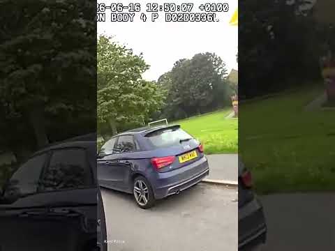 Armed Officer Gets Ride to Catch Fleeing Suspect