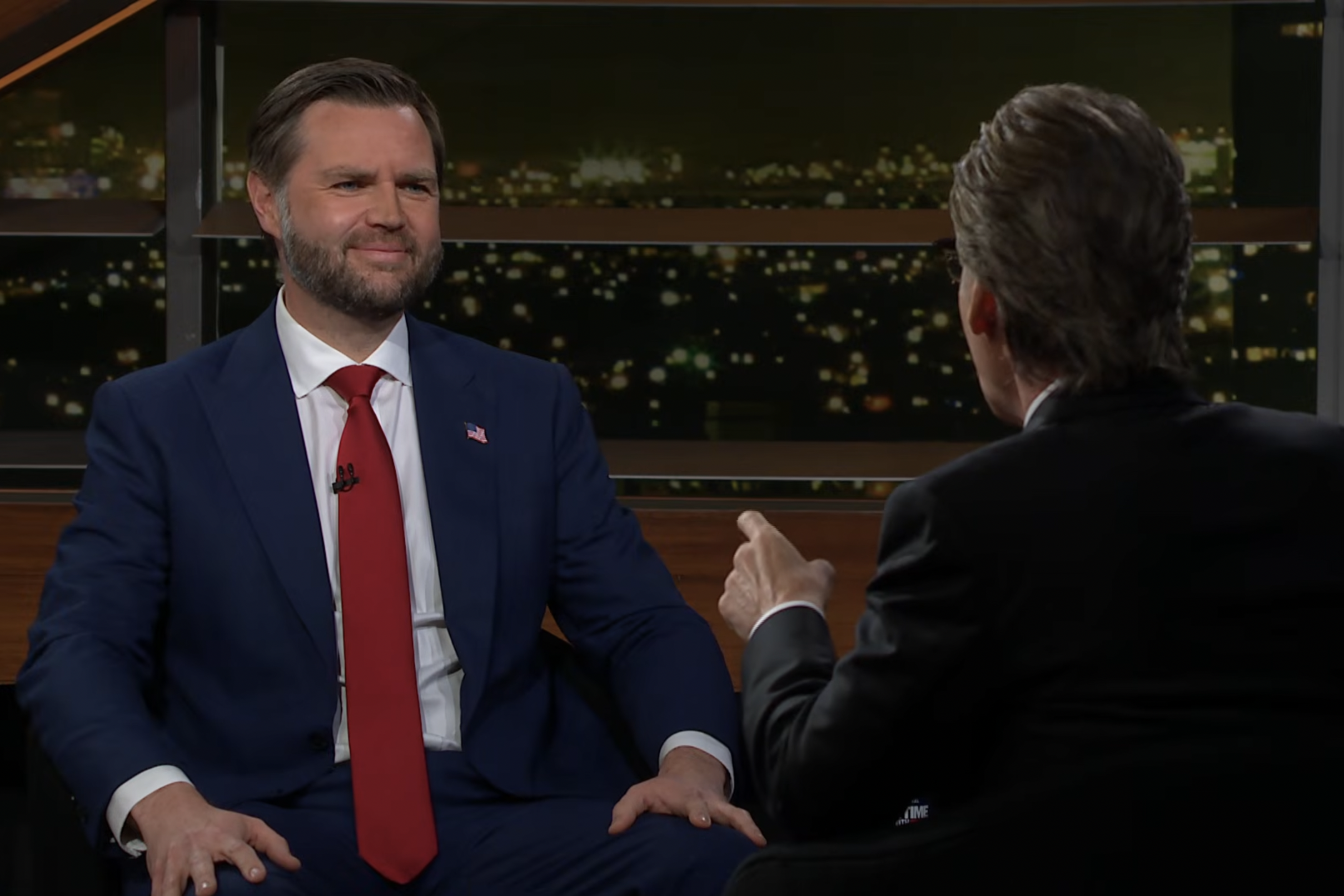 Maher Considers Republican Vote After Vance’s Remarks