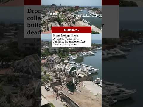 Drone Footage Shows Venezuela Earthquake Destruction