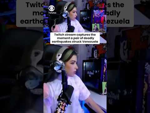 Venezuela Earthquakes Live Streamed by Twitch User