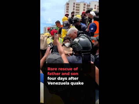 Father and Son Rescued Alive After Venezuela Earthquake