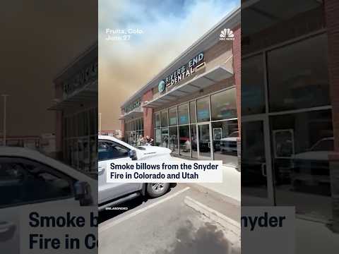 Snyder Fire in Colorado and Utah: Current Updates