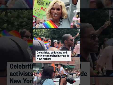 New Yorkers Celebrate Pride 2023 in Manhattan