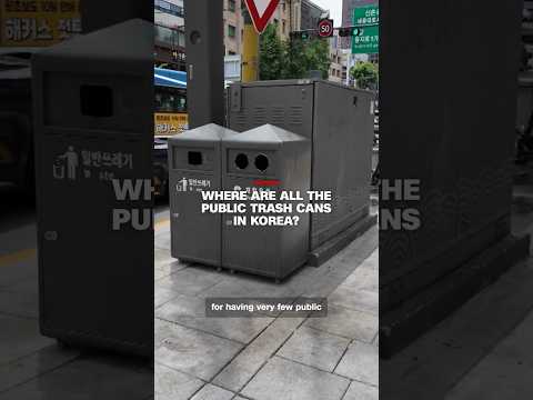 Public Trash Cans in Seoul: A Serious Shortage