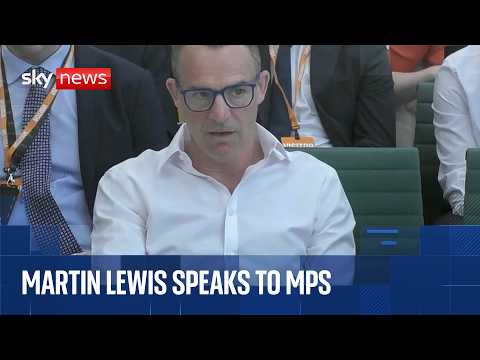 Martin Lewis at Public Accounts Committee on Regulation