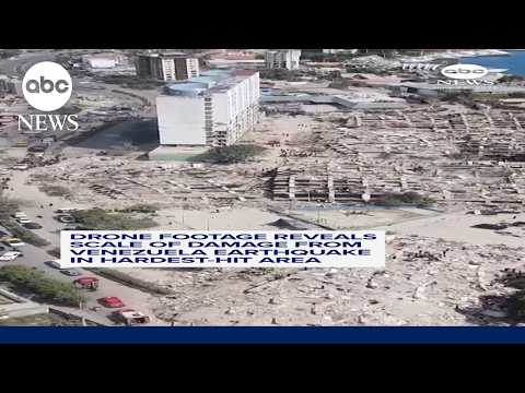 Drone Footage Shows Venezuela Earthquake Damage