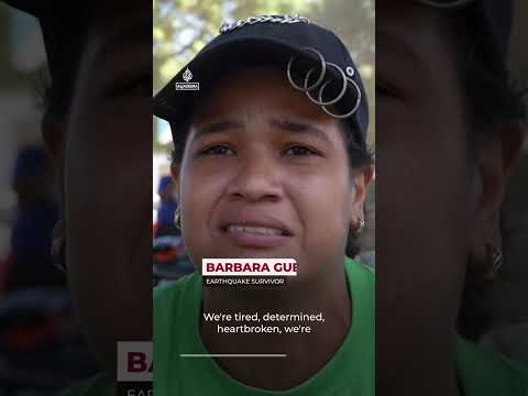 Venezuela Earthquake Refugees at Golf Course Shelter