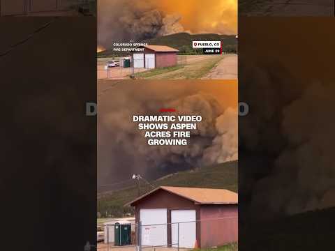 Aspen Acres Fire Spreads Rapidly: Dramatic Footage