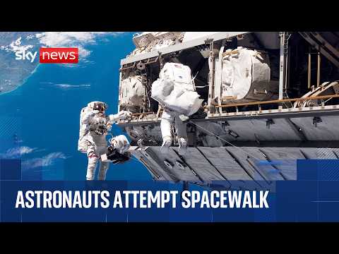 NASA Astronauts Conduct ISS Spacewalk for Repairs