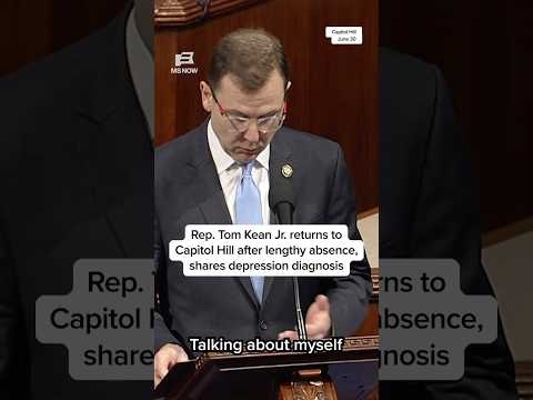 Tom Kean Jr. Opens Up About Depression at Capitol Hill