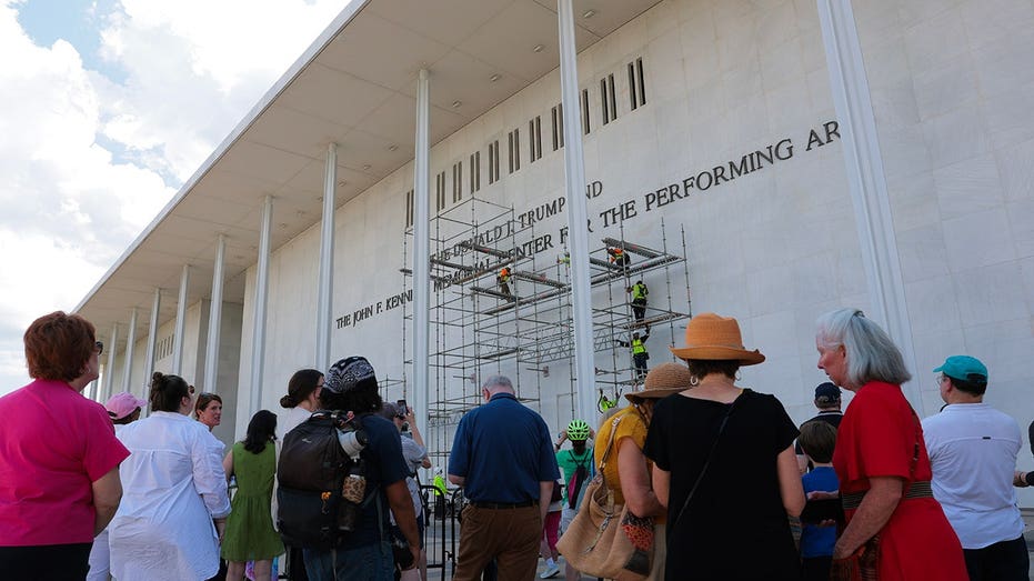 Trump Name Removed from Kennedy Center Facade