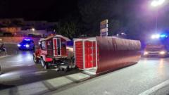 Tourist Train Accident Injures 17 at Cártama Festival