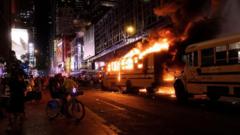 Chaos in Manhattan After Knicks NBA Championship Win