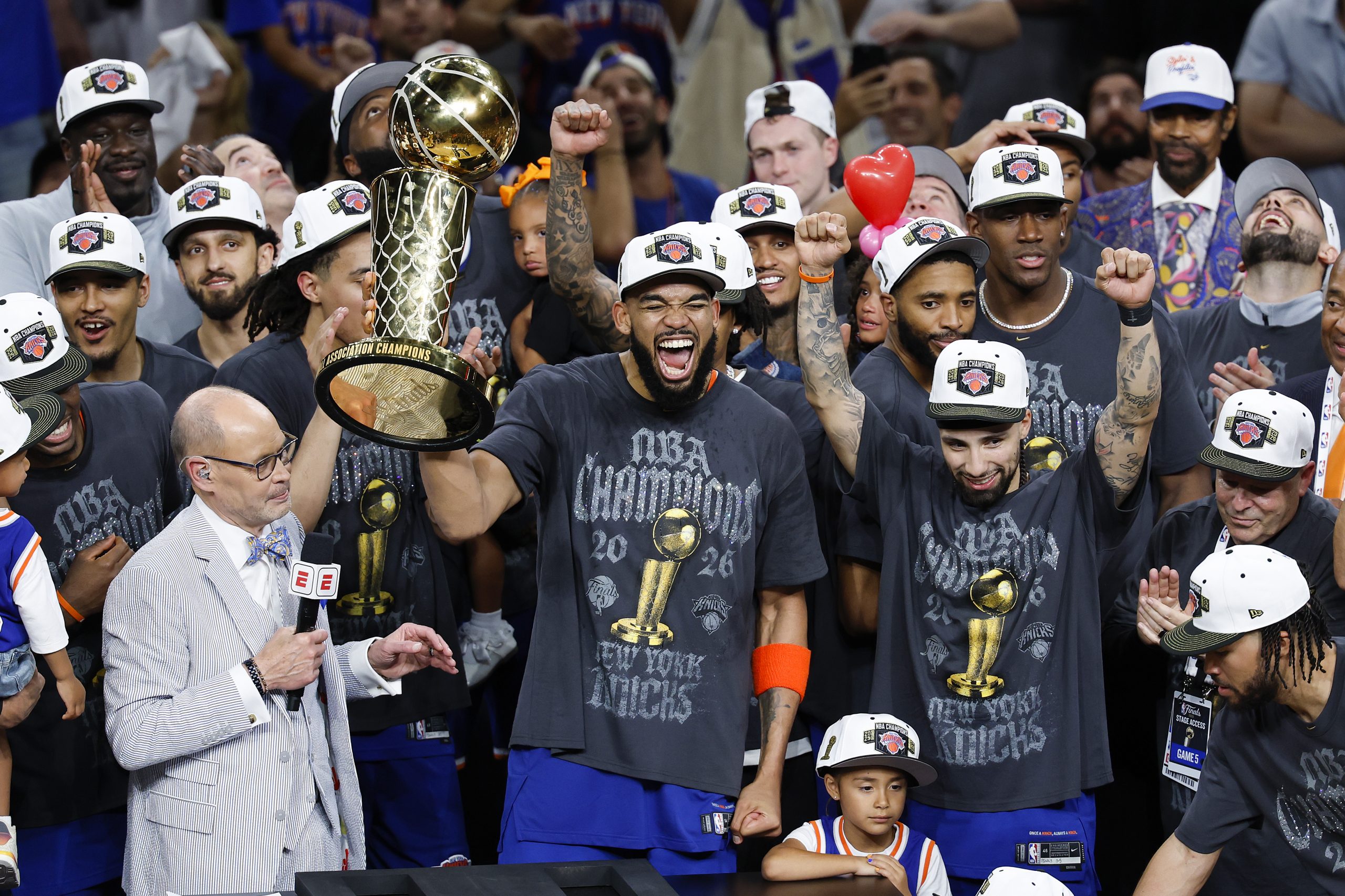 Knicks Take Over ‘The Tonight Show’ After Championship Win