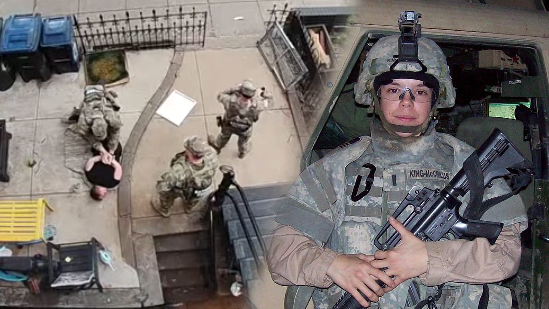 Video shows National Guard detain Army veteran in Washington, DC