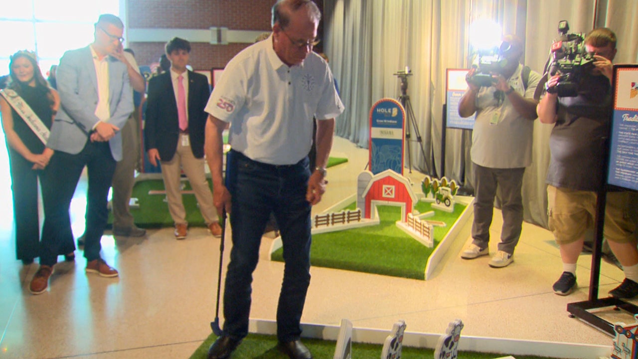 Indiana Mini Golf Exhibit at Freedom 250 Fair