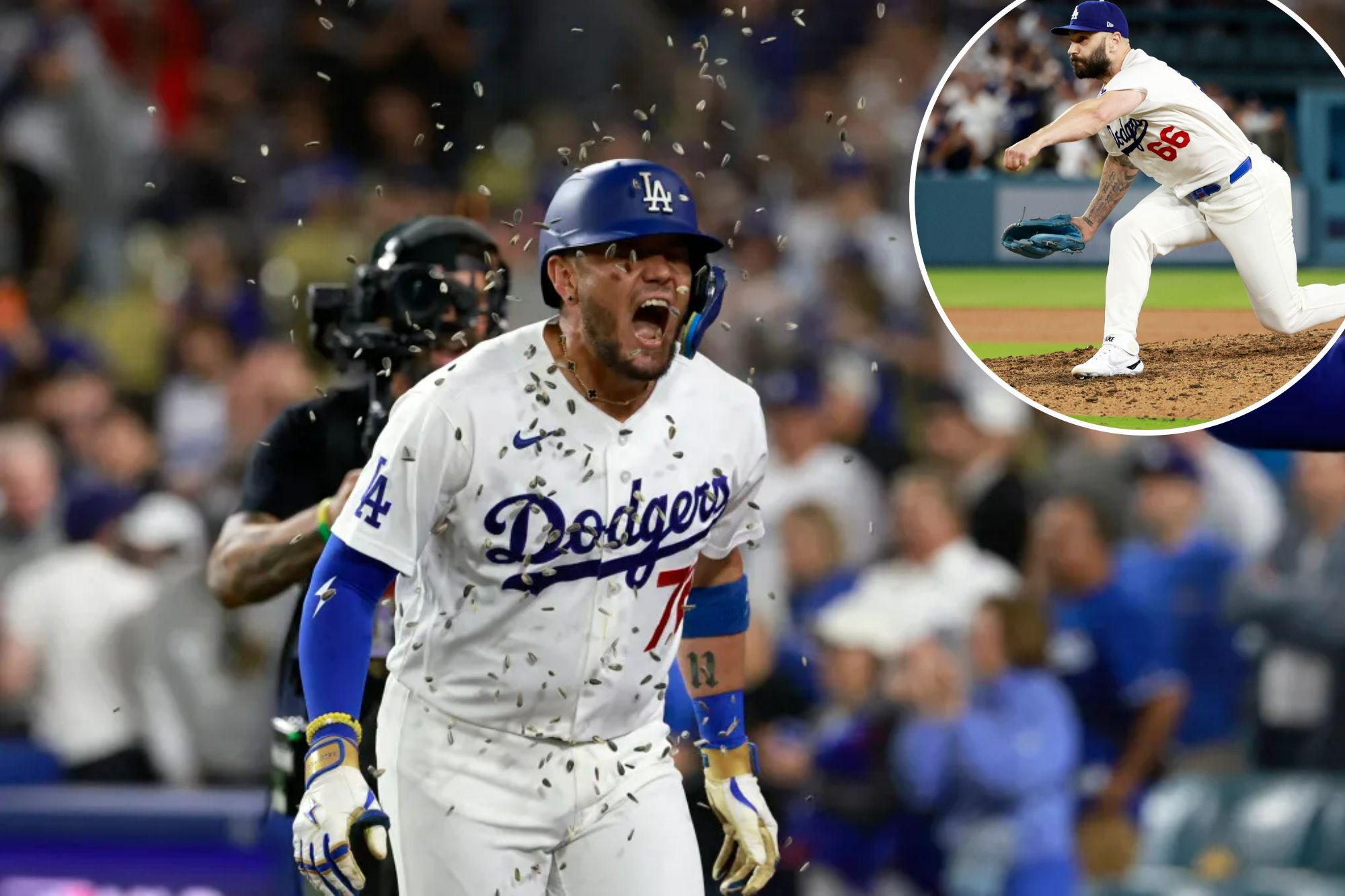 Dodgers Win with Rojas’ Pinch-Hit Homer