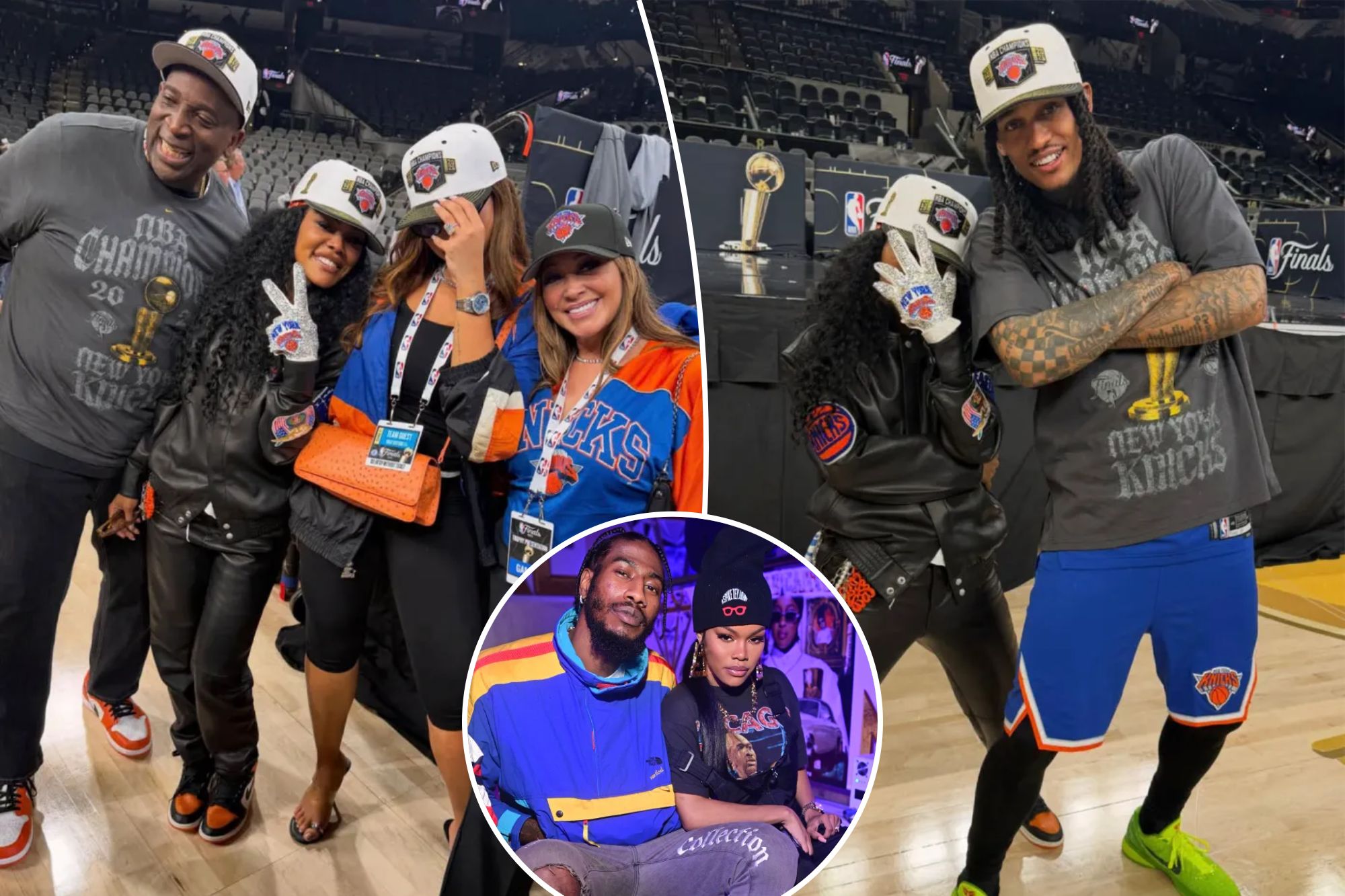 Teyana Taylor Celebrates Knicks Championship Win