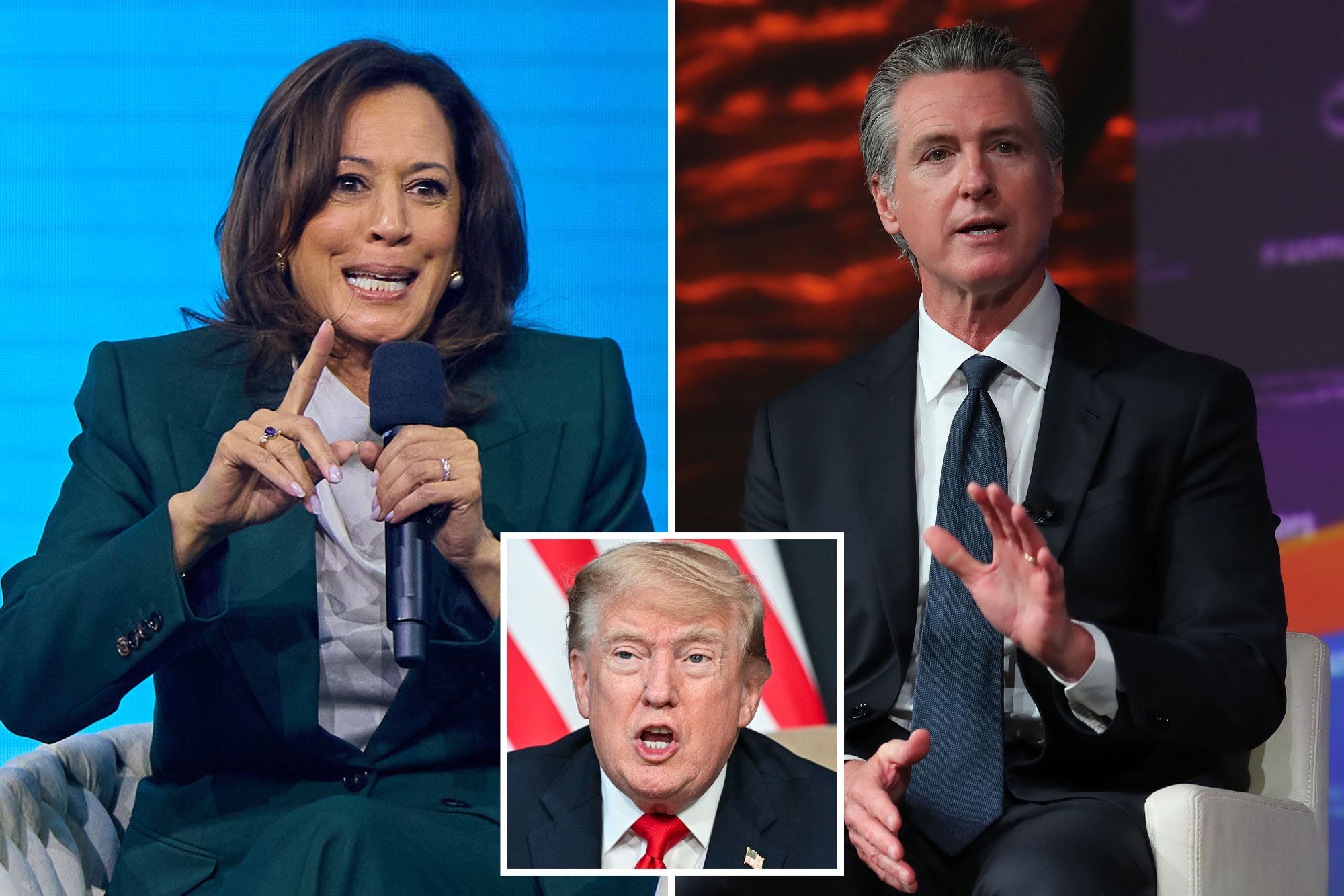Harris Reacts to DOJ Probe of Newsom