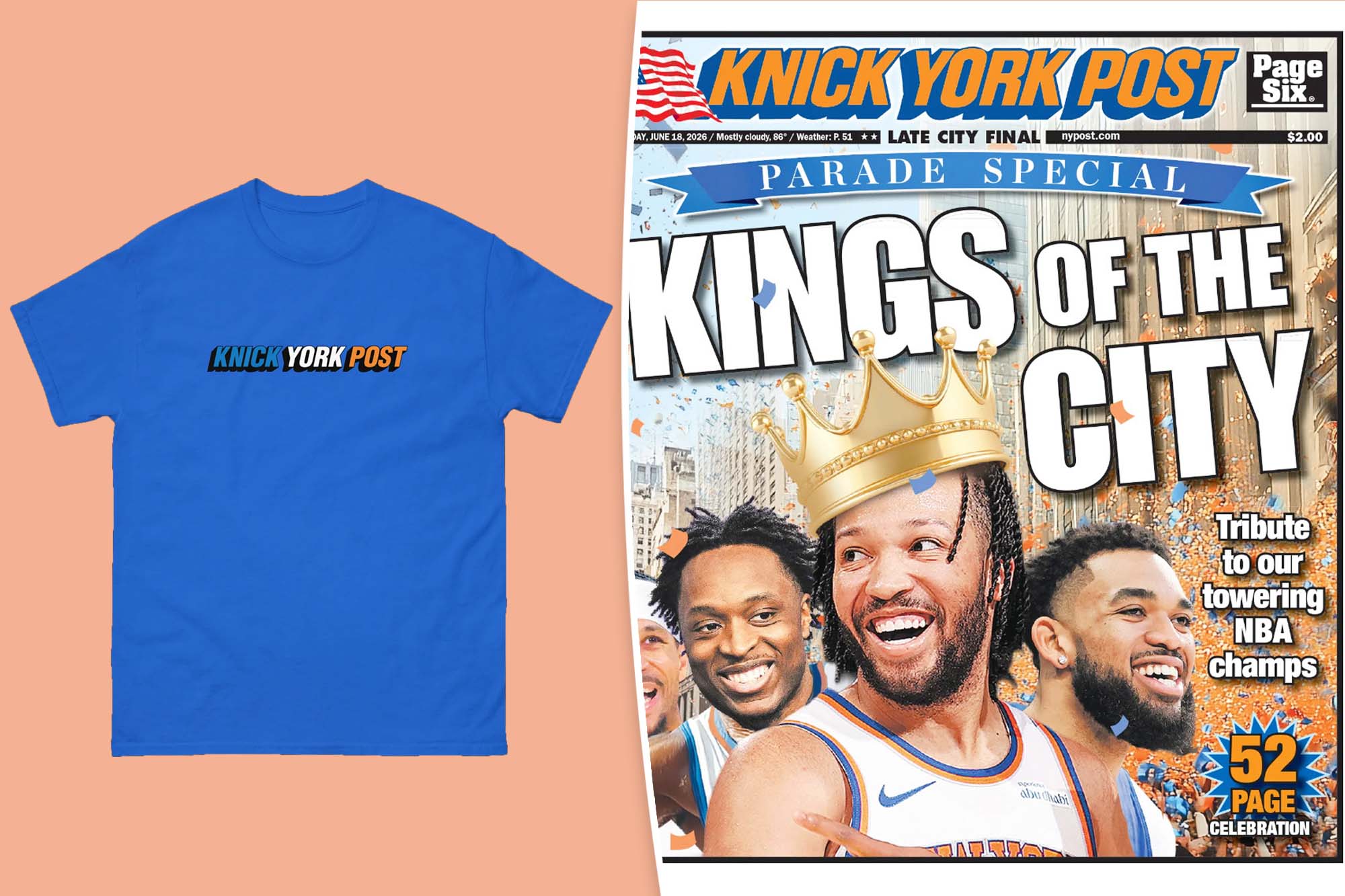 Celebrate Knicks’ Win with Limited-Edition Tee