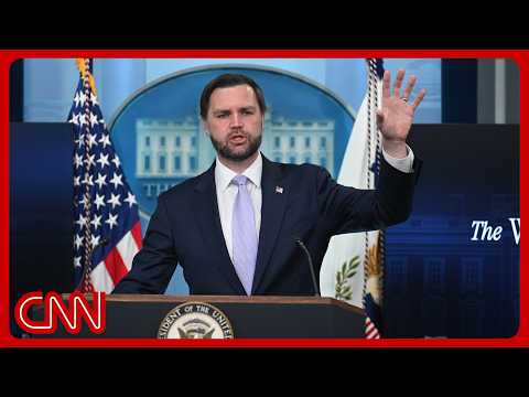 Live: JD Vance White House Press Briefing