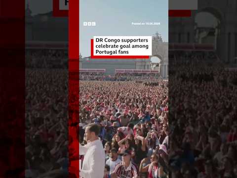 DR Congo Fans Celebrate Historic Goal in Portugal